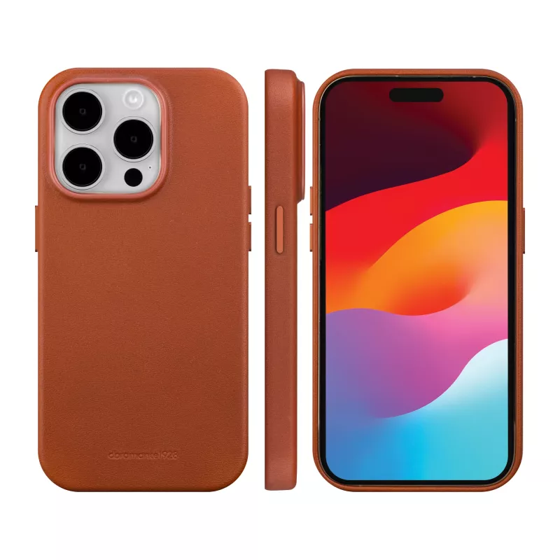 Θήκη dbramante1928 Roskilde iPhone 15 Pro Tan Monochromatic Red