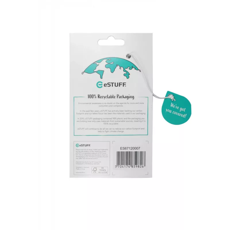 Θήκη κινητού eSTUFF ES67120007 17 cm (6,7 ίντσες) Θήκη μαύρο