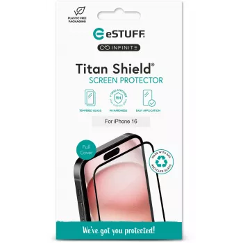 Διαφανής μεμβράνη προστασίας οθόνης eSTUFF ES501437 Apple 17 Pro Max/16 Pro Max ανθεκτική στις γρατσουνιές και τις πτώσεις