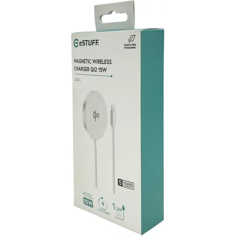 eSTUFF ES638300 Qi2 15 W μαγνητικός ασύρματος φορτιστής