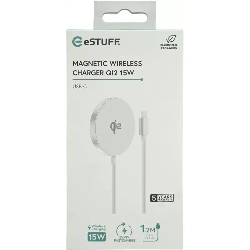 eSTUFF ES638300 Qi2 15 W μαγνητικός ασύρματος φορτιστής