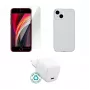 Φορητός φορτιστής eSTUFF ES-KIT-IPHSE(2022) Indoor AC Διάφανο Λευκό USB Type-C