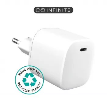 eSTUFF ES637045-BULK φορητός φορτιστής smartphone λευκό AC γρήγορη φόρτιση εσωτερικού χώρου