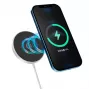 eSTUFF ES638100 φορητός φορτιστής smartphone αλουμίνιο AC ασύρματη φόρτιση γρήγορη φόρτιση εσωτερικού χώρου