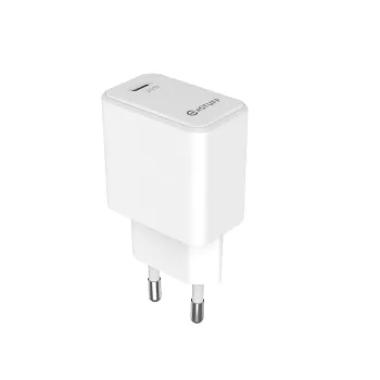 eSTUFF ES635028-BULK Φορτιστής USB-C EU PD 20W, λευκό