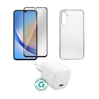 Σετ αξεσουάρ eSTUFF για Samsung Galaxy A15 ES-KIT-SAMGALA15 — σετ φόρτισης και αξεσουάρ