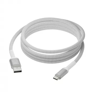 Καλώδιο δεδομένων USB-A σε USB-C d bramante re-charge Pro BRD καλώδιο 2,5 m, USB 2.0, λευκό