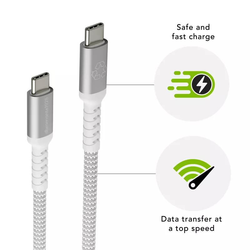 dbramante1928 re-charge Pro – καλώδιο BRD 1,2m USB-C σε USB-C 100W-W