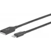 eSTUFF ES601065 καλώδιο Lightning 0,5 m γκρι