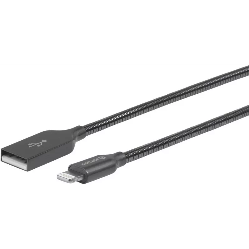 eSTUFF ES601065 καλώδιο Lightning 0,5 m γκρι