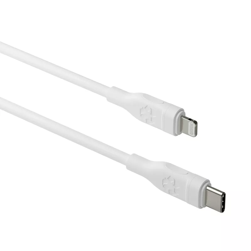 Καλώδιο USB-C σε Lightning 1,2 m, d bramante re-charge Pro, Λευκό