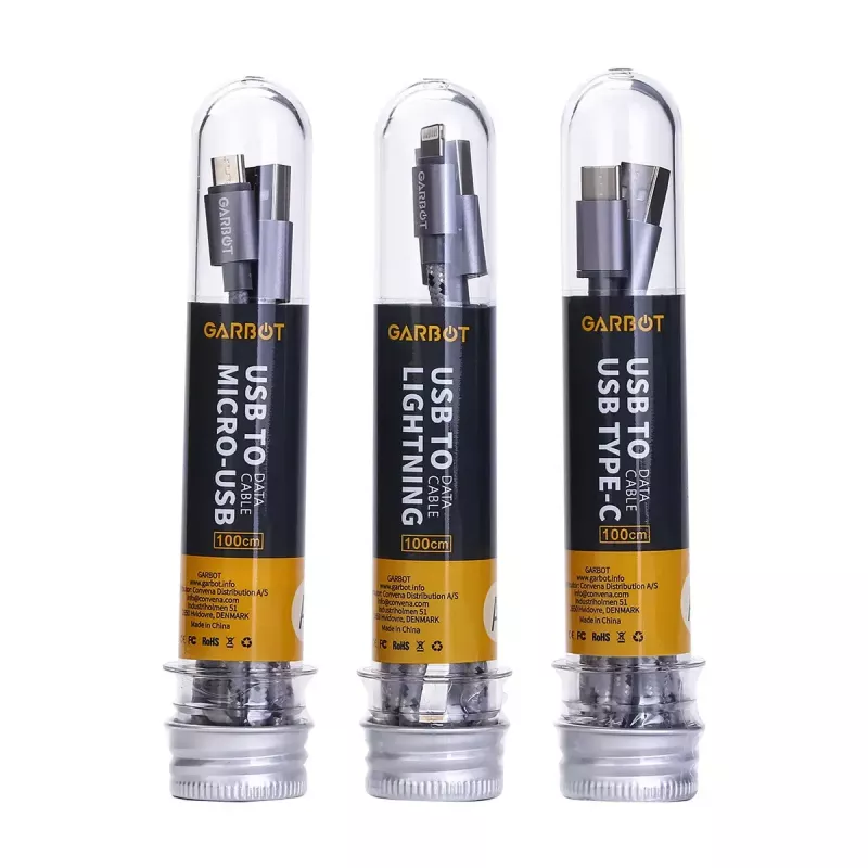 Καλώδιο USB Garbot C-05-10195 1m USB A Micro-USB B Ασημί
