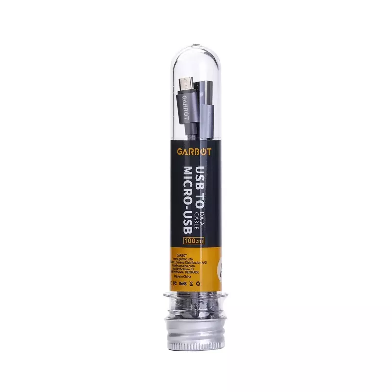 Καλώδιο USB Garbot C-05-10195 1m USB A Micro-USB B Ασημί