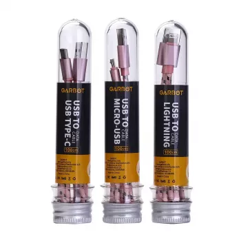 Καλώδιο USB Garbot C-05-10196 1 m USB A Micro-USB B Ροζ