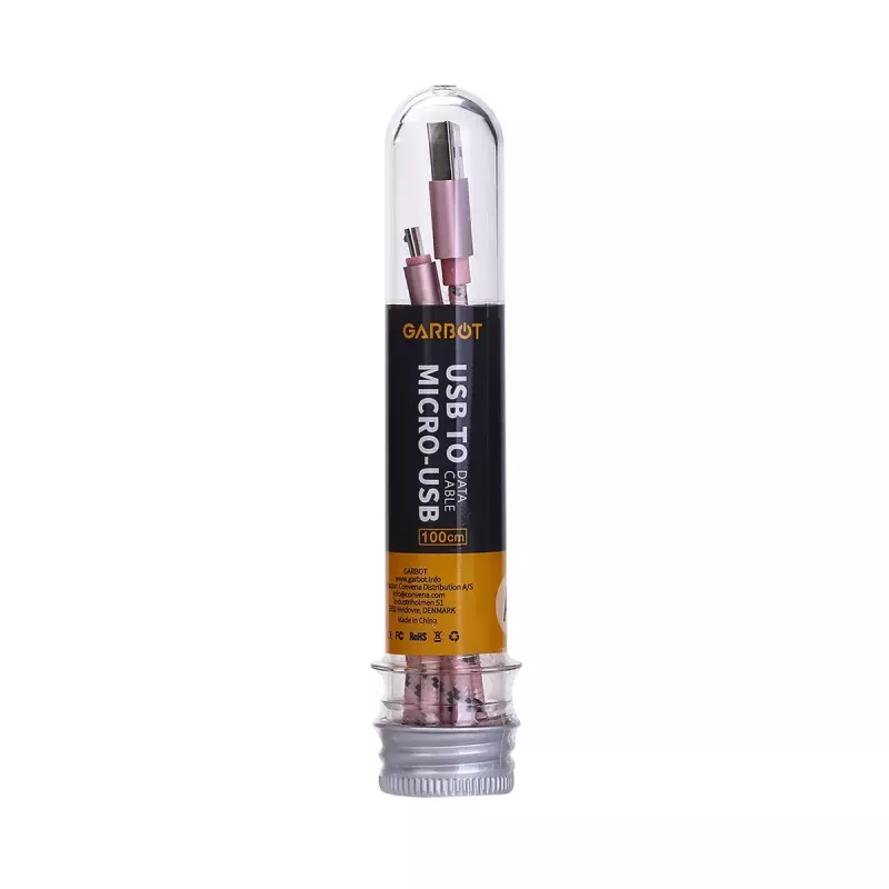 Καλώδιο USB Garbot C-05-10196 1 m USB A Micro-USB B Ροζ