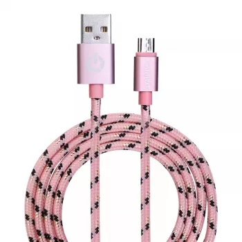 Καλώδιο USB Garbot C-05-10196 1 m USB A Micro-USB B Ροζ