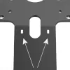 Βάση πολυμέσων Compulocks VESA Fixed 45 Degree Core Counter Stand μαύρο αλουμίνιο