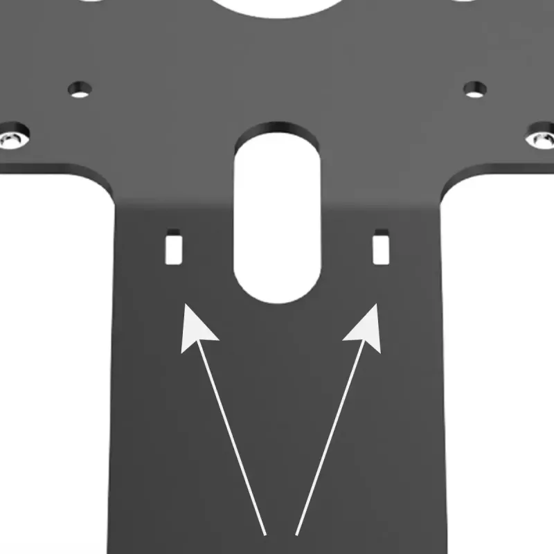 Βάση πολυμέσων Compulocks VESA Fixed 45 Degree Core Counter Stand μαύρο αλουμίνιο