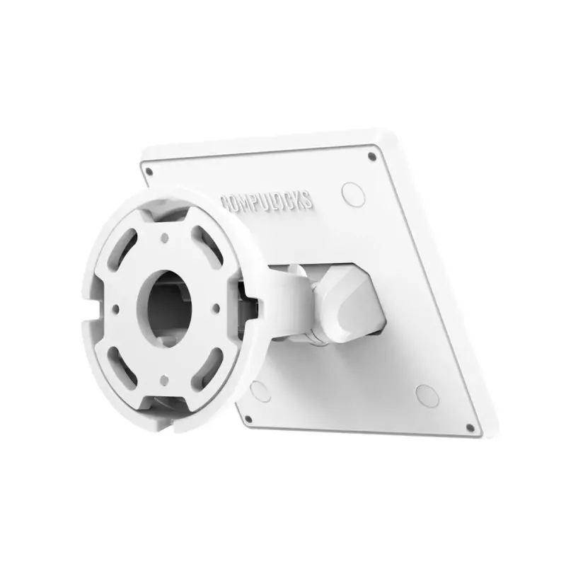 Compulocks 505W BOW VESA επιτοίχια βάση με κλίση για tablet, αλουμίνιο, λευκή