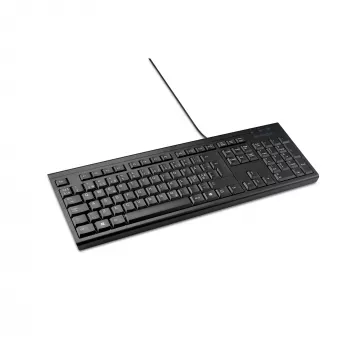 Ενσύρματο πληκτρολόγιο Kensington KB100 EQ πλήρους μεγέθους USB μεμβράνης QWERTY μαύρο