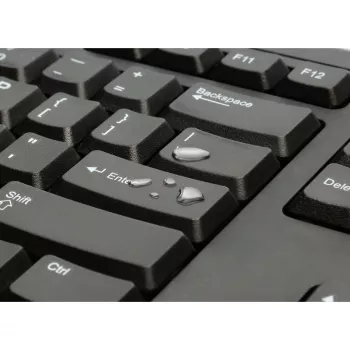 Ενσύρματο πληκτρολόγιο Kensington KB100 EQ πλήρους μεγέθους USB μεμβράνης QWERTY μαύρο