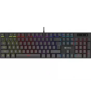 Sandberg Mechanical Gamer πληκτρολόγιο GERMAN πλήρους μεγέθους ενσύρματο USB μηχανικό QWERTZ RGB LED