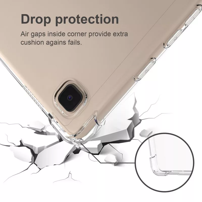 eSTUFF ES680106-BULK ORLANDO θήκη tablet, πίσω κάλυμμα, για Samsung Galaxy Tab S5e, TPU, διαφανές