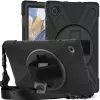 eSTUFF ES683609-BULK CHICAGO πίσω κάλυμμα tablet 26,7 cm (10,5 ίντσες) για Samsung Galaxy Tab A8, σιλικόνη, πολυανθρακικό, με προστατευτικό οθόνης, μαύρο