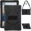 eSTUFF ES683609-BULK CHICAGO πίσω κάλυμμα tablet 26,7 cm (10,5 ίντσες) για Samsung Galaxy Tab A8, σιλικόνη, πολυανθρακικό, με προστατευτικό οθόνης, μαύρο