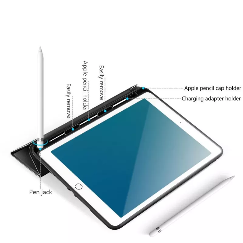 Θήκη tablet eSTUFF ES682081-BULK 20,1 cm (7,9 ίντσες) Folio μαύρο