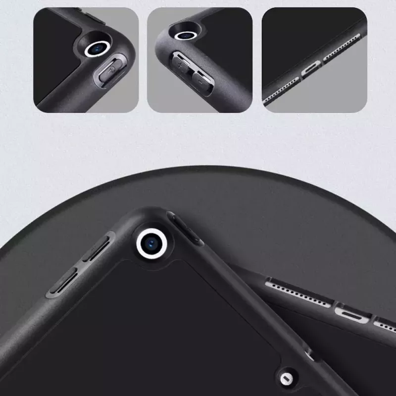 Θήκη Folio eSTUFF DENVER για iPad 10.2 – μαύρο δέρμα PU