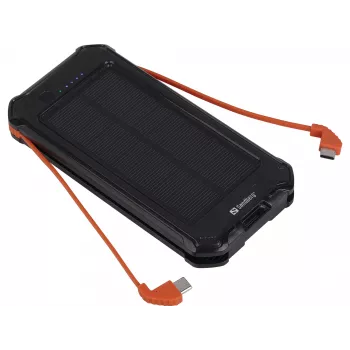 Powerbank Sandberg 3in1 Solar Powerbank 10000 10000 mAh 2A Μαύρο