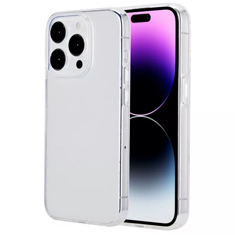 eSTUFF Infinite Vienna ES67100027-BULK πίσω κάλυμμα για κινητό τηλέφωνο Apple iPhone 15 Pro, συμβατό με MagSafe, TPU, διαφανές