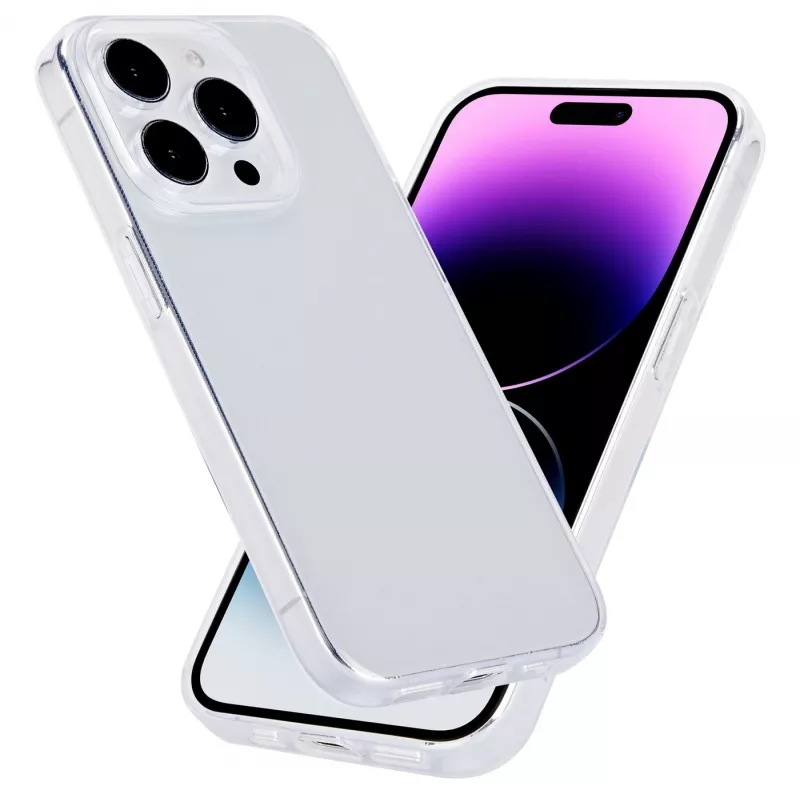 eSTUFF Infinite Vienna ES67100027-BULK πίσω κάλυμμα για κινητό τηλέφωνο Apple iPhone 15 Pro, συμβατό με MagSafe, TPU, διαφανές