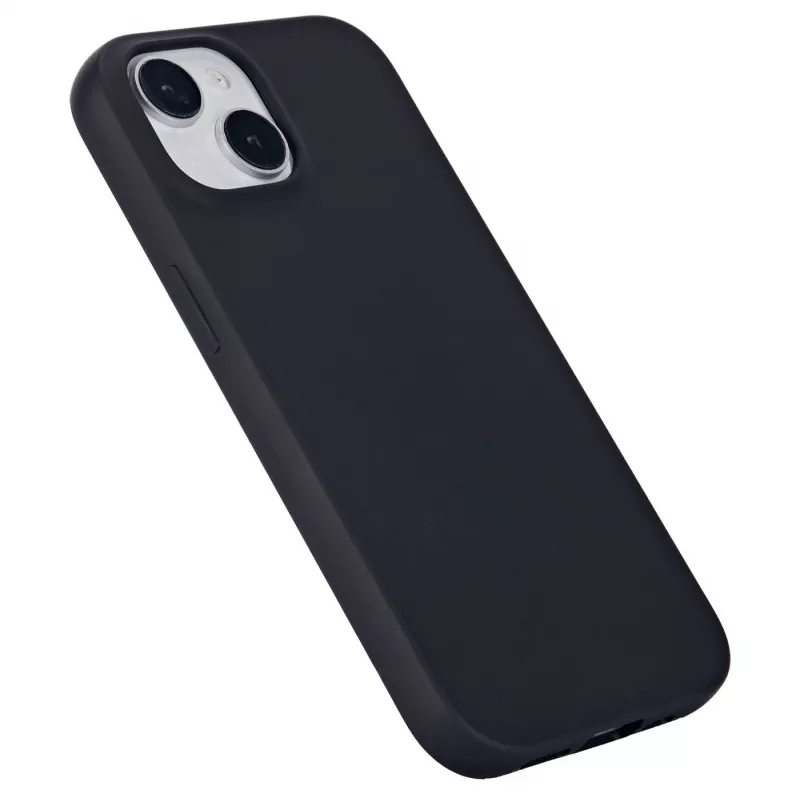 eSTUFF Infinite Vienna ES67101025-BULK πίσω κάλυμμα κινητού τηλεφώνου για Apple iPhone 15, συμβατό με MagSafe, TPU, μαύρο