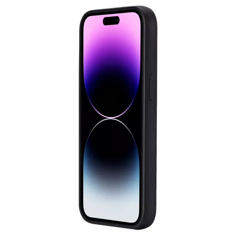 eSTUFF Infinite Vienna ES67101027-BULK πίσω κάλυμμα κινητού τηλεφώνου για Apple iPhone 15 Pro, συμβατό με MagSafe, TPU, μαύρο