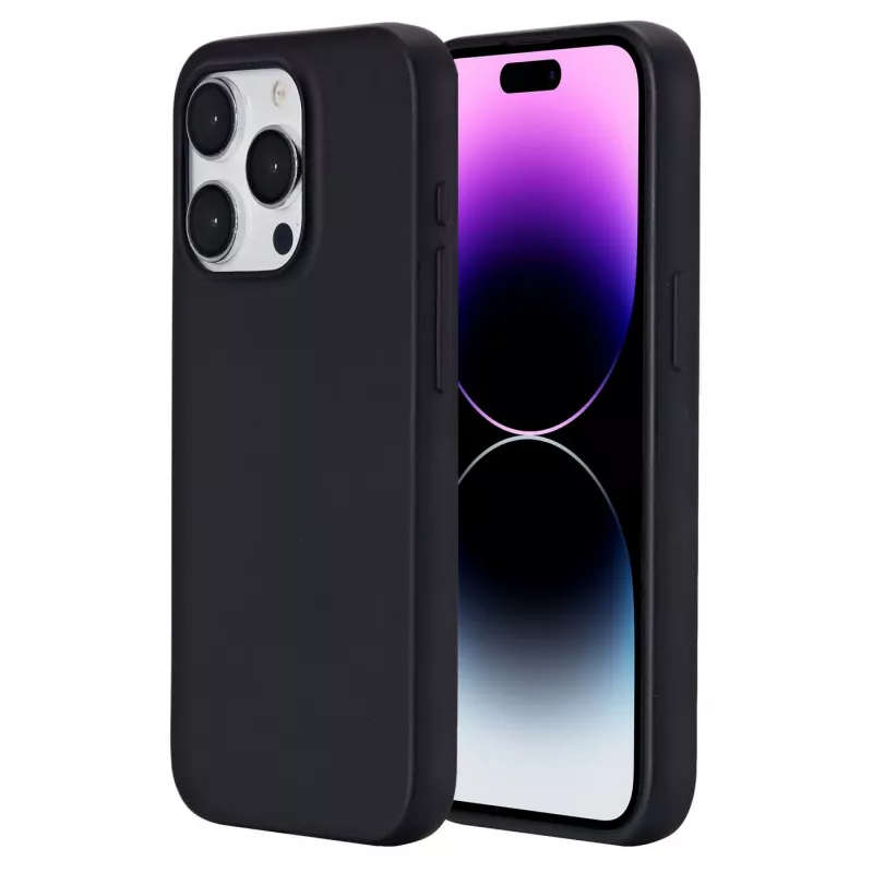 eSTUFF Infinite Vienna ES67101027-BULK πίσω κάλυμμα κινητού τηλεφώνου για Apple iPhone 15 Pro, συμβατό με MagSafe, TPU, μαύρο