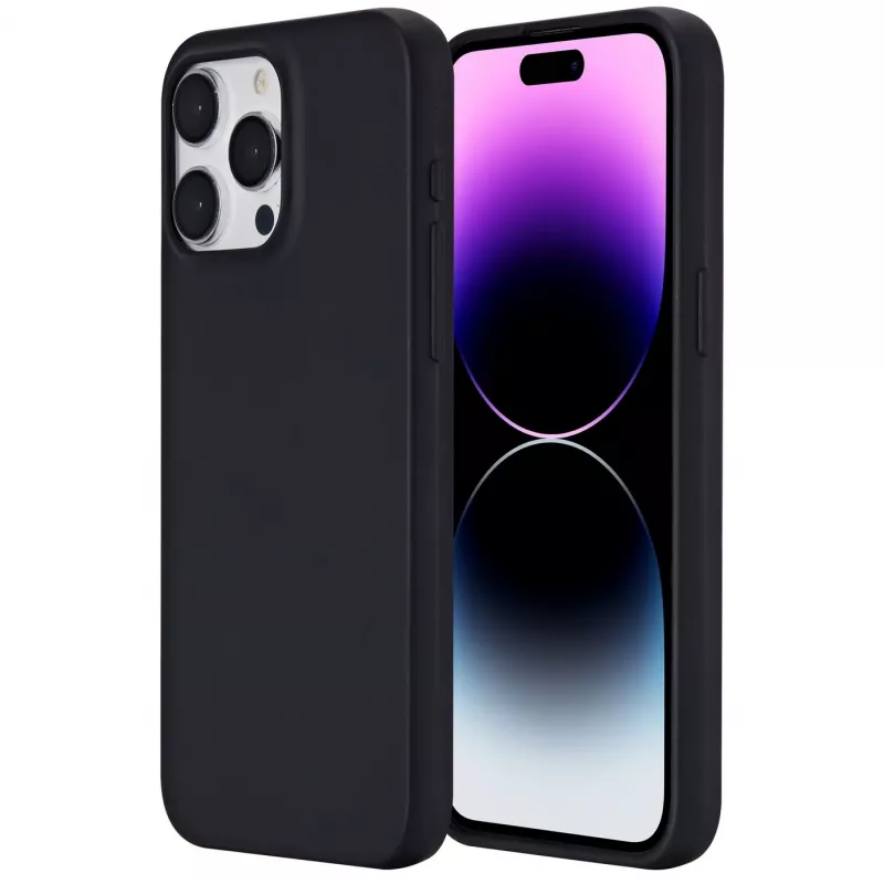 eSTUFF Infinite Vienna ES67101028-BULK πίσω κάλυμμα κινητού τηλεφώνου για Apple iPhone 15 Pro Max, συμβατό με MagSafe, TPU, μαύρο