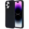 eSTUFF Infinite Riga ES67120028-BULK πίσω κάλυμμα κινητού τηλεφώνου για Apple iPhone 15 Pro Max, συμβατό με MagSafe, σιλικόνη, πολυανθρακικό, μαύρο