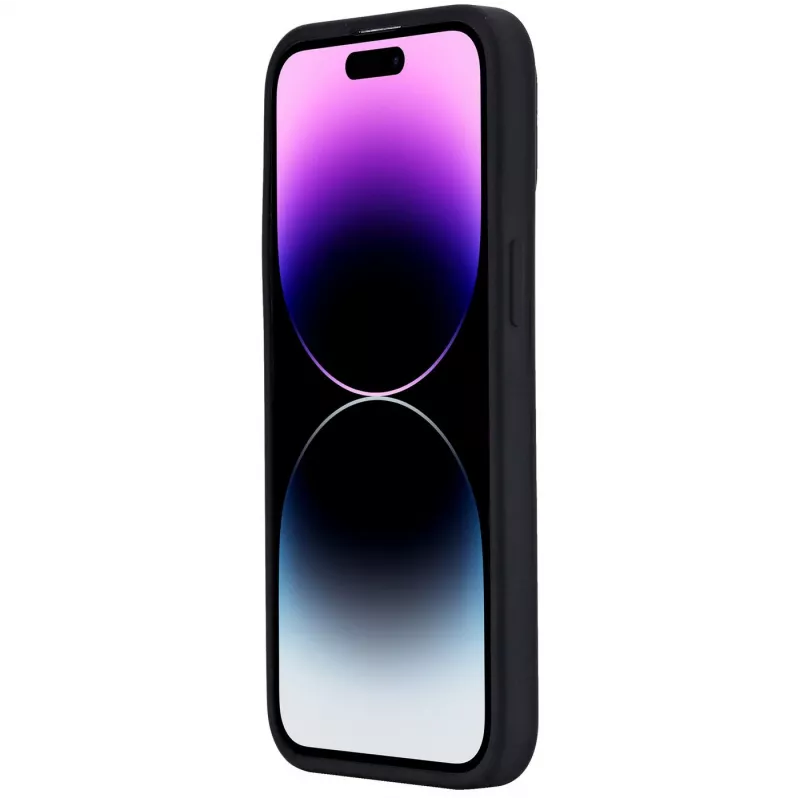 eSTUFF Infinite Rome ES67150028 πίσω κάλυμμα για Apple iPhone 15 Pro Max, μαγνητικό, συμβατό με MagSafe, σιλικόνη/πολυανθρακικό, μαύρο