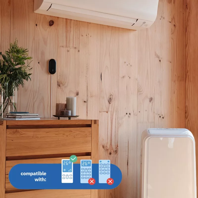 Controller Netatmo Smart AC Controller Μαύρο Λευκό Μέταλλο Πλαστικό