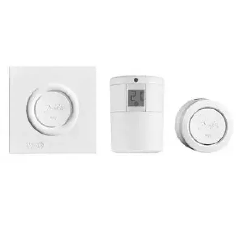 Danfoss Ally Starter Pack, Gateway + θερμοστάτης καλοριφέρ, Λευκό (014G2440)