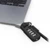 Compulocks Ledge για MacBook Air 13 inch M2 και M3 με κλειδαριά συνδυασμού Ασημί