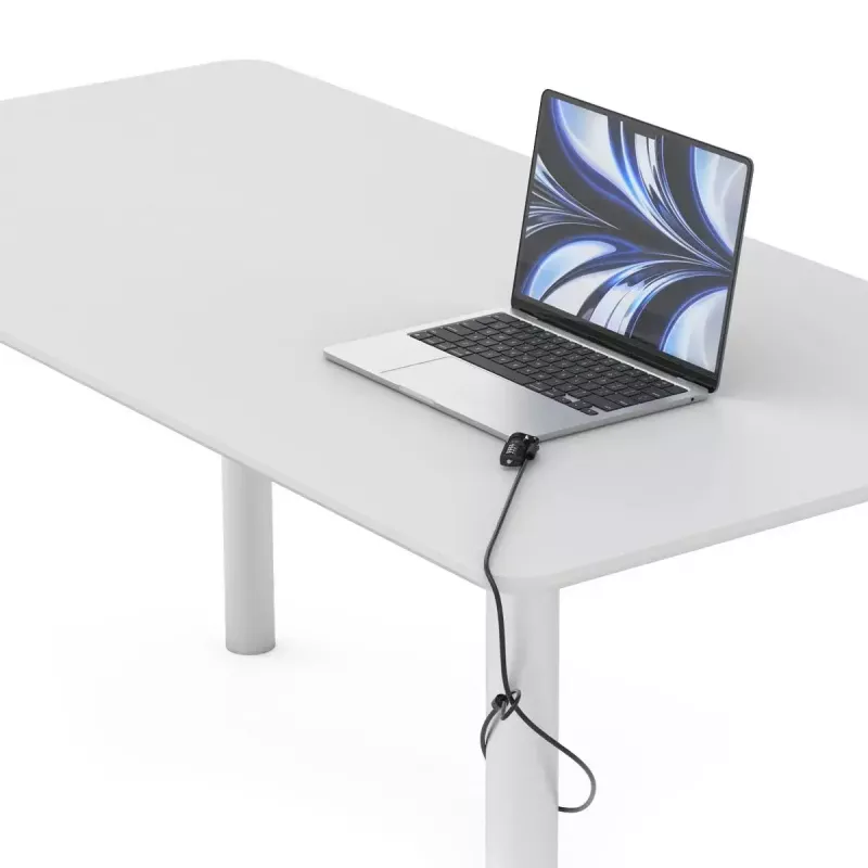 Compulocks Ledge για MacBook Air 13 inch M2 και M3 με κλειδαριά συνδυασμού Ασημί