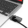 Compulocks Ledge για MacBook Air 13 inch M2 και M3 με κλειδαριά συνδυασμού Ασημί