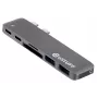 eSTUFF Allure Series ES84122-GREY Slot-in Hub Pro σταθμός σύνδεσης, USB-C / Thunderbolt 3, για MacBook Pro με Touch Bar, γκρι