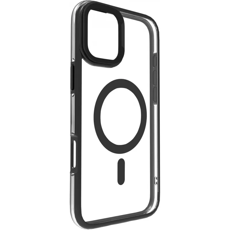 eSTUFF ES67141100 INFINITE HELSINKI μαγνητική θήκη με βάση στήριξης για iPhone 16, μαύρη