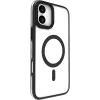 eSTUFF ES67141101 INFINITE HELSINKI μαγνητική θήκη με βάση στήριξης για iPhone 16 Plus, διάφανη, μαύρη
