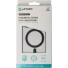 eSTUFF ES67141101 INFINITE HELSINKI μαγνητική θήκη με βάση στήριξης για iPhone 16 Plus, διάφανη, μαύρη