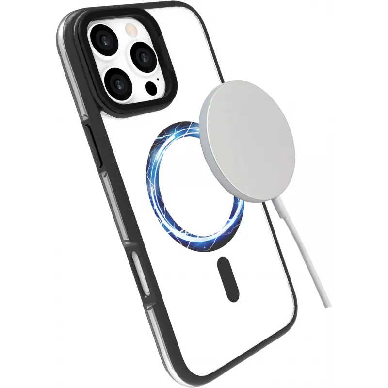 Θήκη eSTUFF ES67141102 iPhone 16 Pro 6,3 inch διάφανη μαύρη